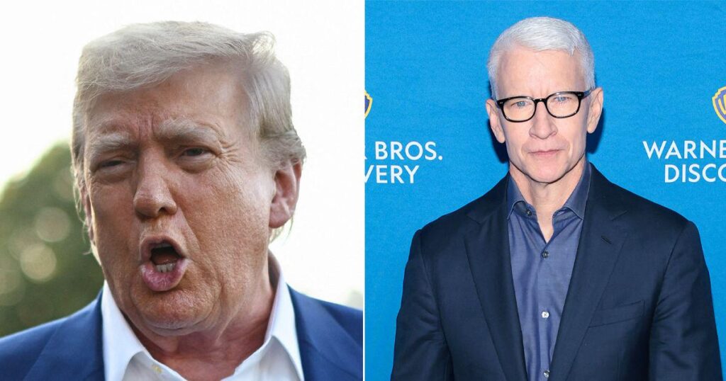 ドナルド・トランプはソーシャルメディアの投稿でCNNのアンダーソン・クーパーに同性愛嫌悪の攻撃をします