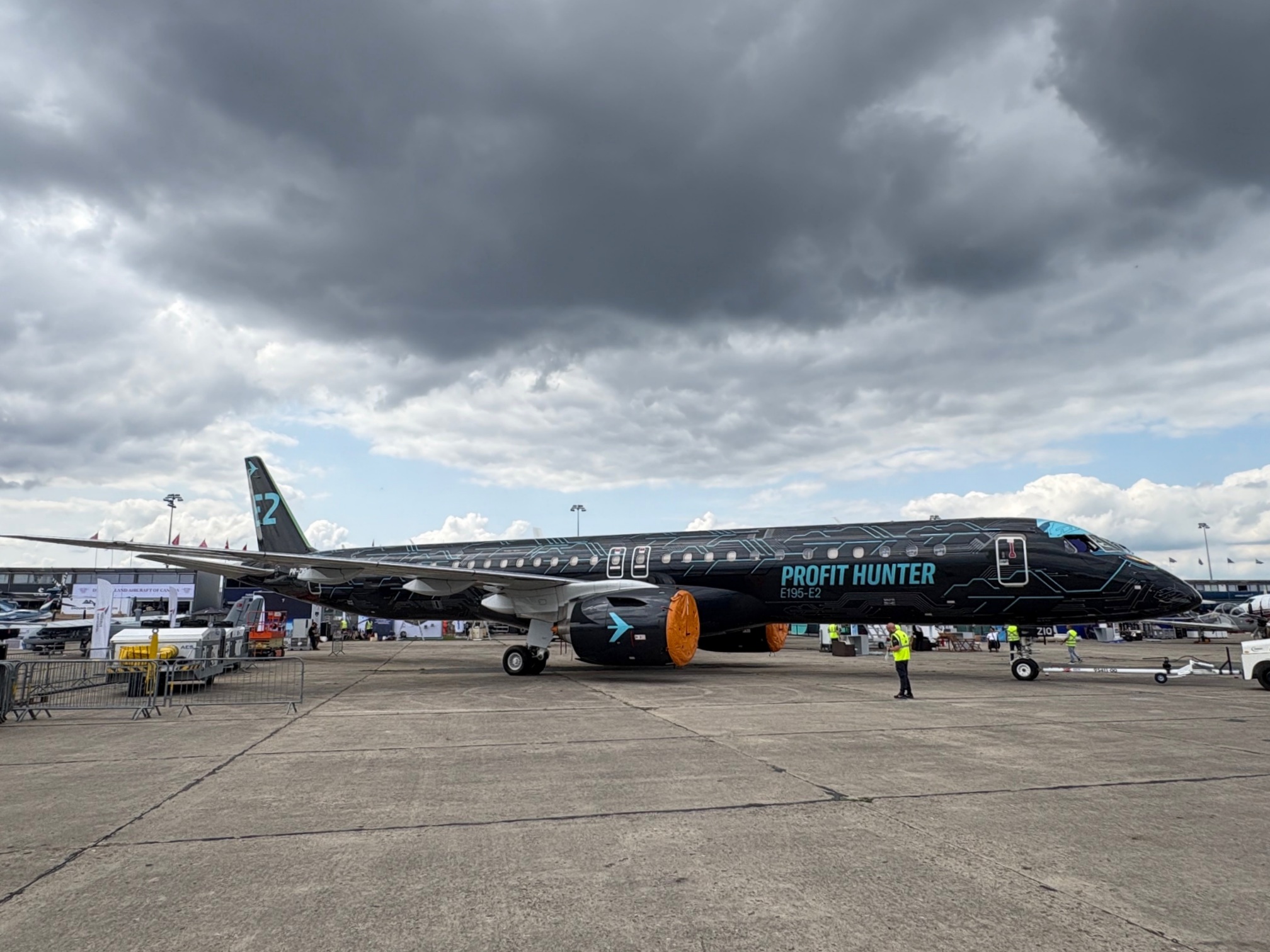 ブラジルのエンブラエル機の最新型E195-E2