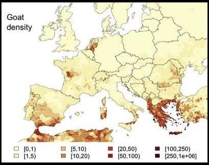 なぜバルカン人のヤギの数は、ヨーロッパの他の地域と比較して非常に高いのですか？