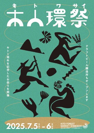 7/5.6 土日　[ KITO FOREST MARKET SHIMMOICHI 1周年 ]木人環祭（キトワサイ）開催｜奈良新聞デジタル