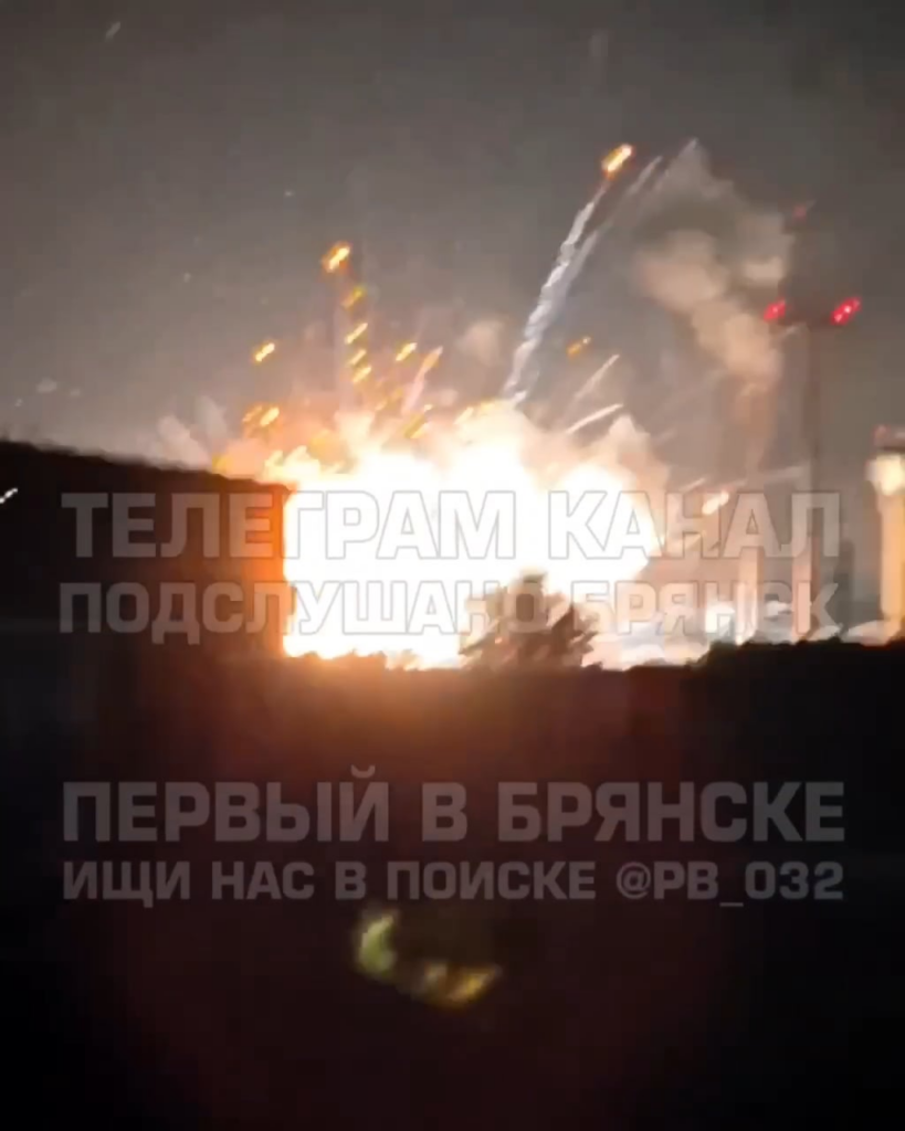 ロシアの情報筋、ブライアンスクでの大規模な二次爆発 [June 2025]