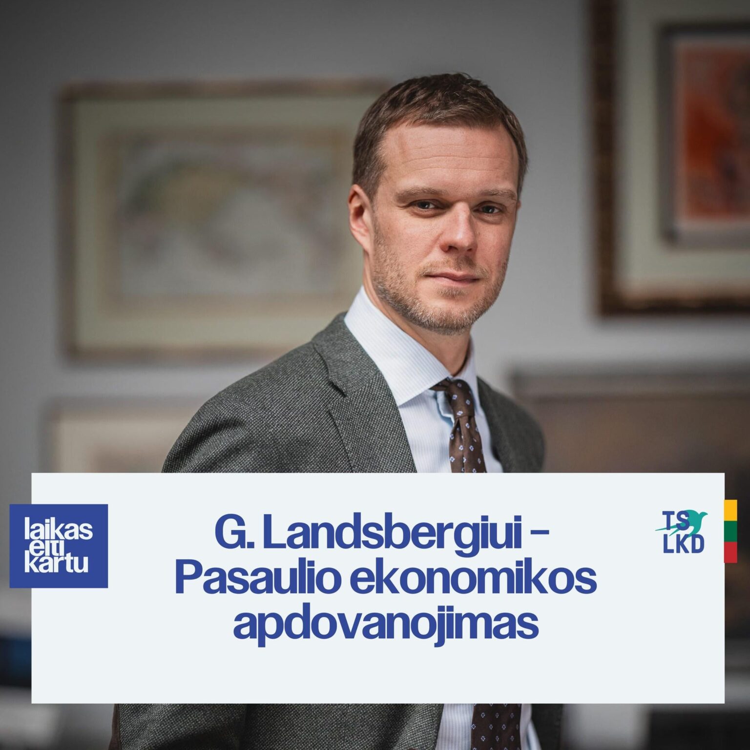 G. LandsbergisのLandsbergisは、名誉ある世界経済賞を受賞します。