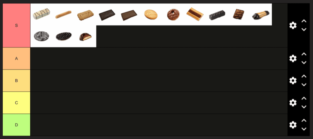 本物のデラクレクッキー層リスト