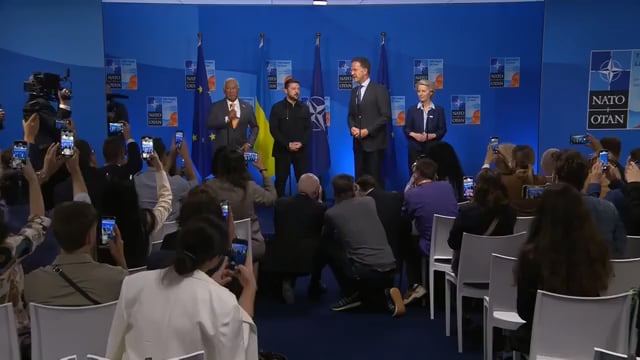 Zelenskyは「ありがとう、しかしNATOは「まだ終わっていない！」と言います。 - ハーグのNATOサミット