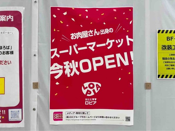 CiiNA CiiNA 新潟 食生活 ロピア オープン 延期