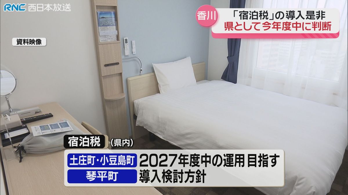 「宿泊税」香川県知事　年度内に判断