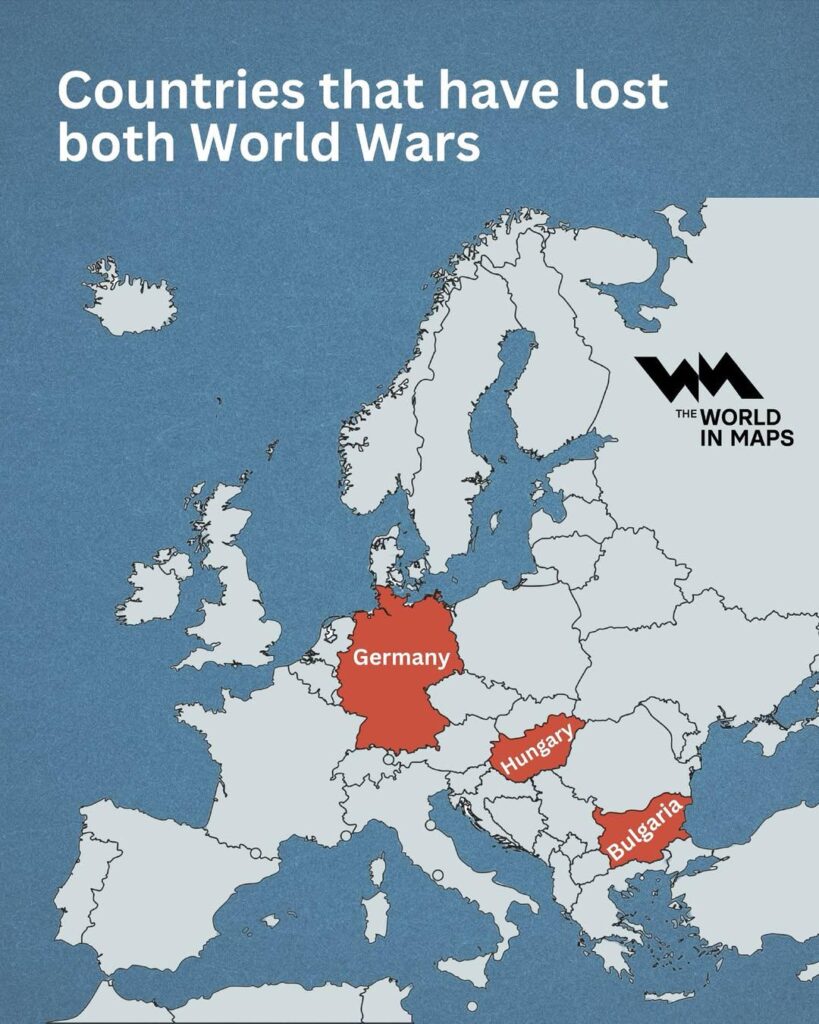 両方の世界大戦を失った国