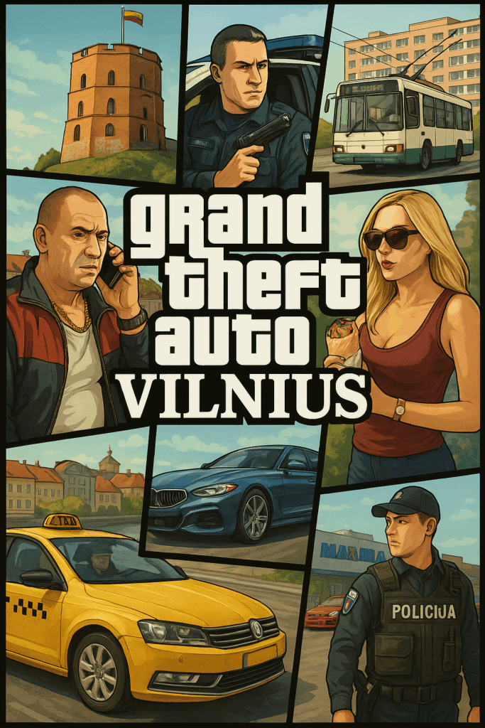 GTA：Vilnius-トロリーバスを盗み、Druskininkaiに逃げます