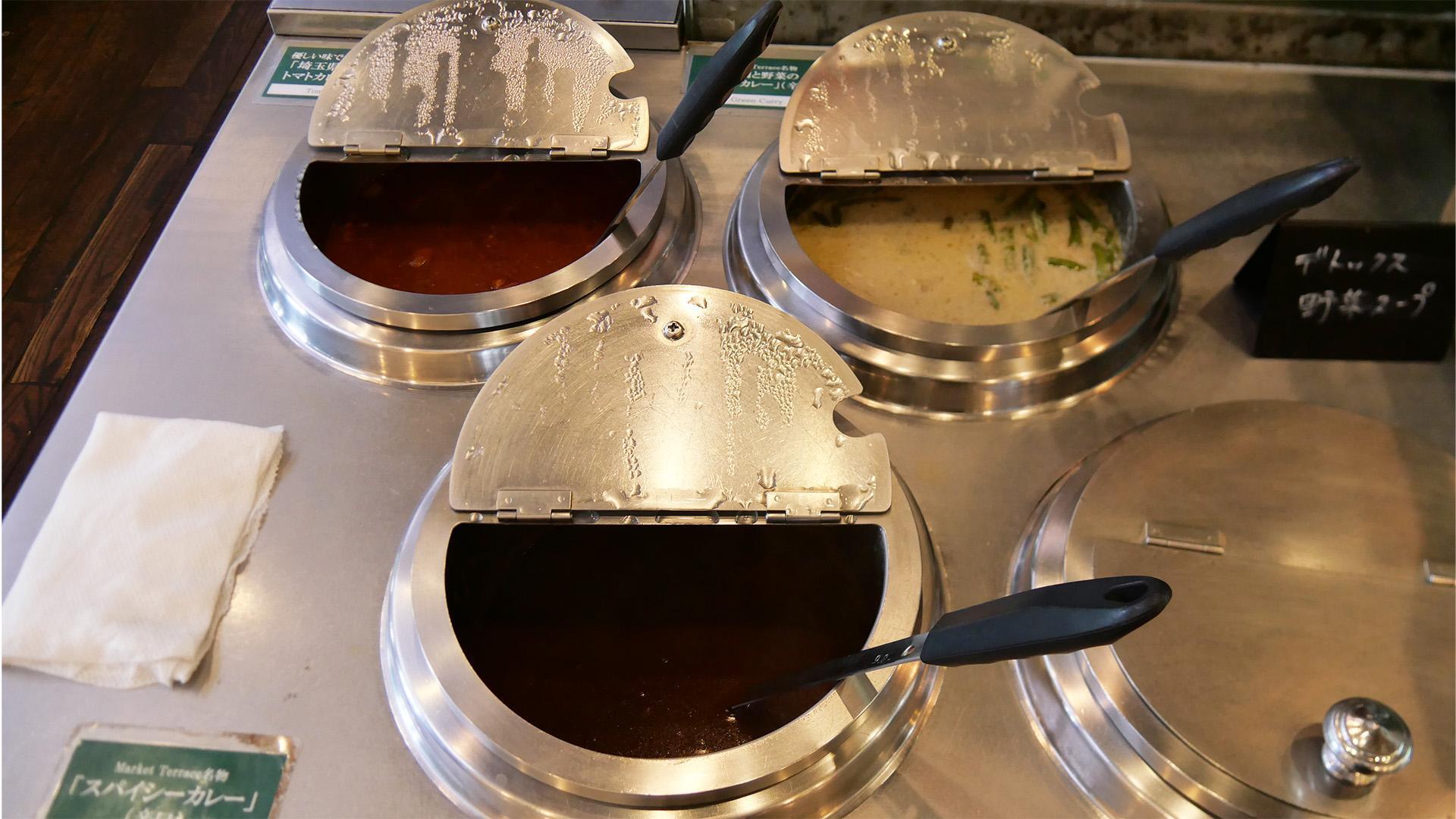 Market Terrace川越市場の森 本店：Market Terrace名物カレー3種類