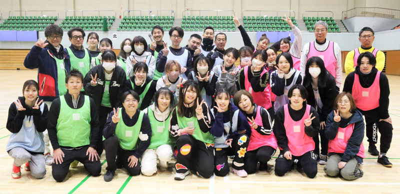 今年2月開催の運動会。社内イベントを盛んに実施している