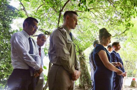 米兵処刑「悲劇忘れない」 軍律会議経ず、福岡で慰霊 | | 全国のニュース