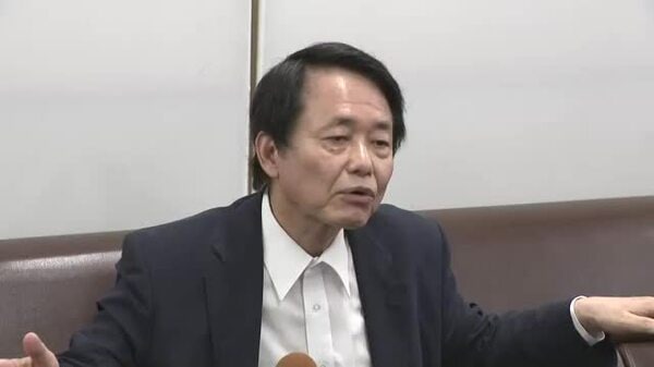 参院選広島選挙区　無所属連合・新人 谷本誠一 氏　立候補表明　「弱者の立場に立った政治を」｜FNNプライムオンライン