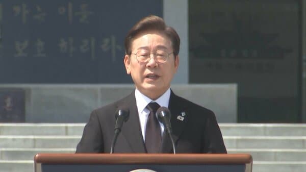 韓国・李在明大統領「戦争のない平和な国を作る」 朝鮮戦争戦没者など追悼する式典で北朝鮮については言及せず｜FNNプライムオンライン - FNNプライムオンライン