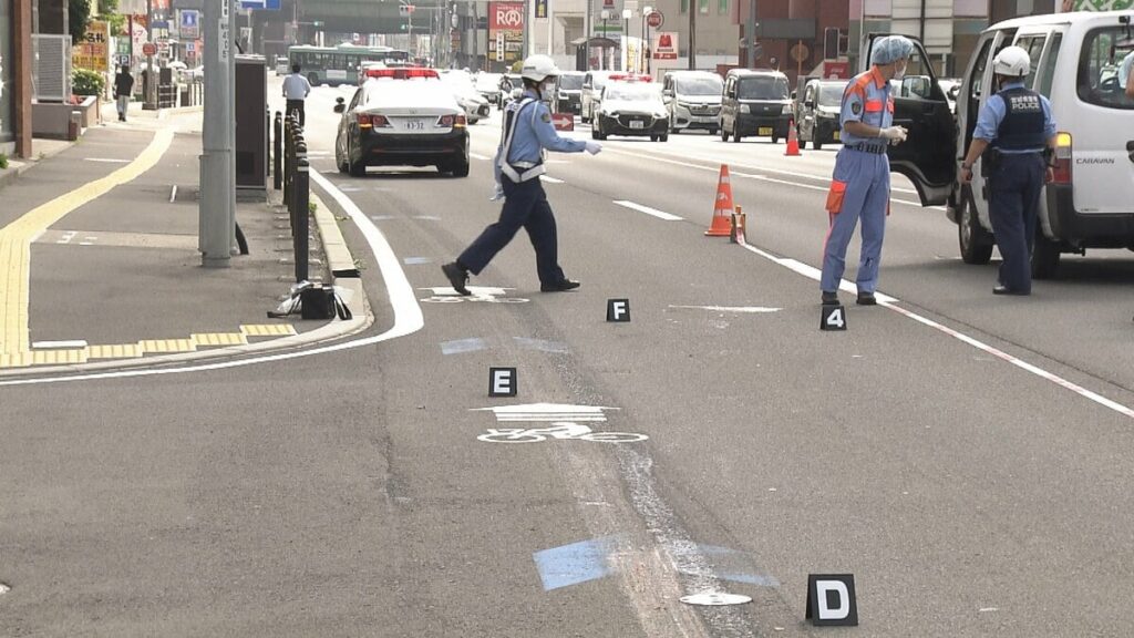 現場から5km先に「自転車のかご」仙台市内の交差点で自転車運転の女性はねられ死亡「赤い大型トラック」逃走中 警察がひき逃げ事件として捜査 - TBS NEWS DIG