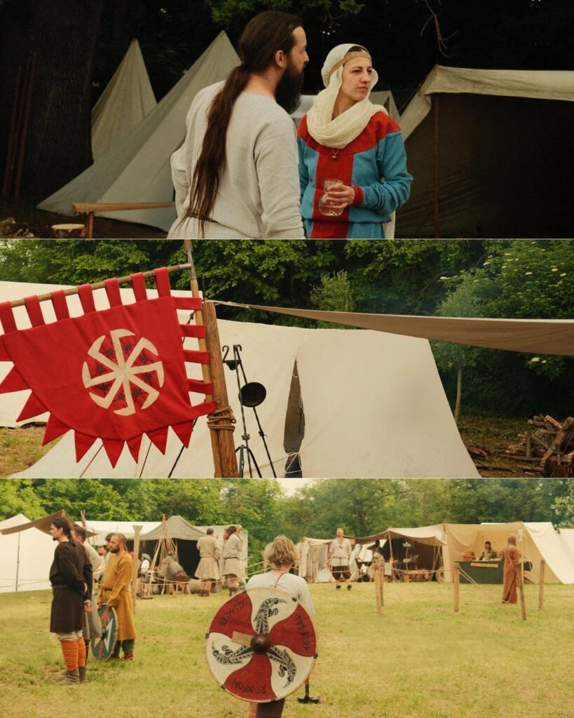 スプカ近くのLądにあるSlavic Festivalのいくつかのショット