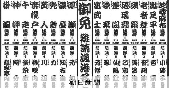 「於尋麻布漁港」は何と読む? 水産業者も悩ます難読漁港番付を作成 北海道漁港漁場協会