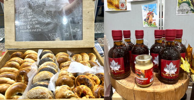 モントリオールの日 2025、イベント会場はシャレオ・メイプルシロップやベーグルなどの販売も