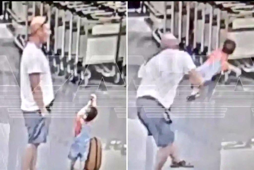 モスクワ空港で難民イランの幼児を地面に叩きつけた男性がキプロスからそこに到着したと伝えられています