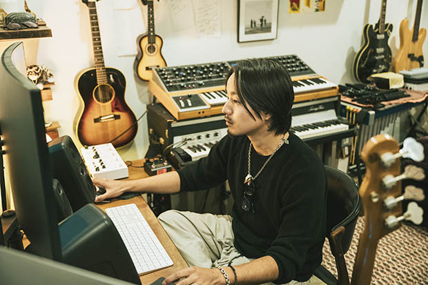 富山県氷見市出身の音楽家・TAIHEIさん。