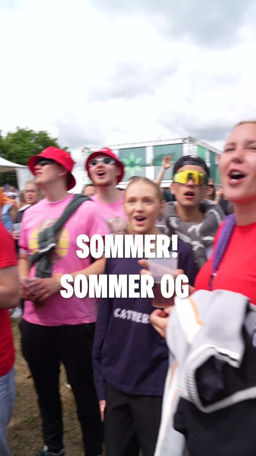 BirtheKjærは若者を夢中にさせます [DR tager temperaturen på Jellinge festivalen]