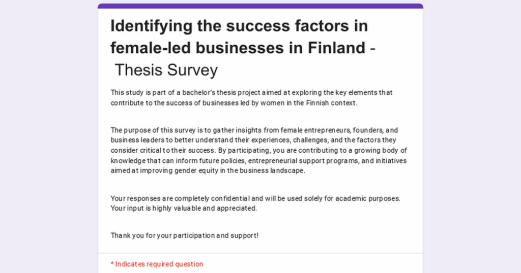 生徒を助けてください！フィンランドの女性起業家精神に関する研究