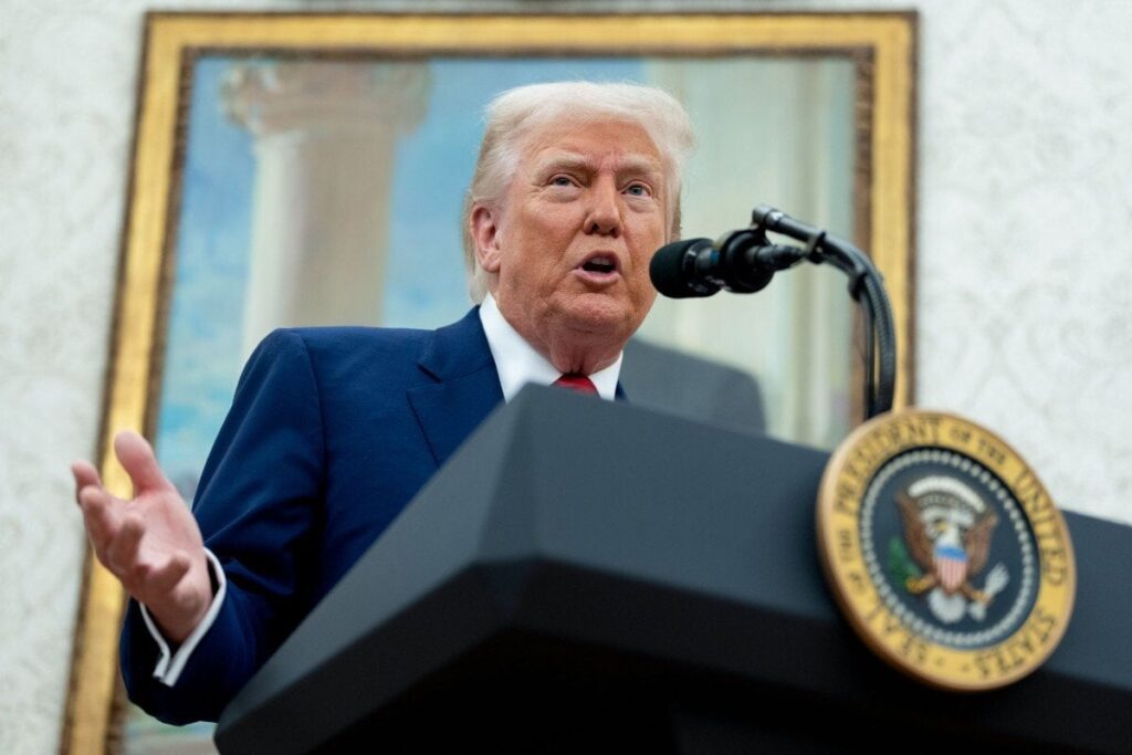 トランプ氏激怒の造語「ＴＡＣＯ」、チームから報告なかったことにも苛立ち 情報筋