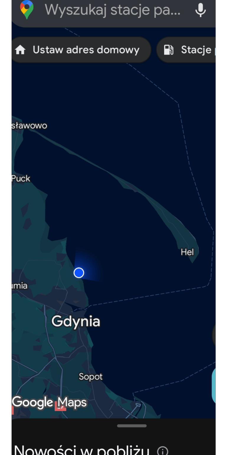 GdyniaからHelを見ることができます。