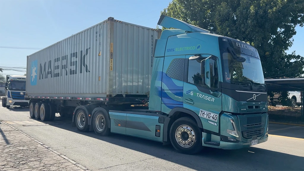 Maersk and Sotraser Announce Electric Truck Operations in Chile