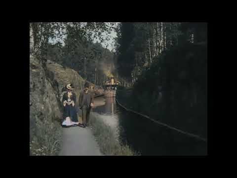 1907年から1911年までのフィンランドからのカラー化されたフィルムクリップ