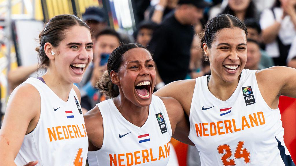 オランダの3x3バスケットボール選手は、ホストカントリーモンゴルに勝利して最初の世界タイトルをつかむ