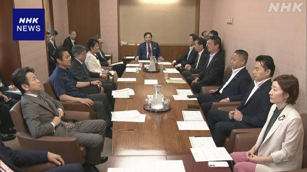 “選挙困難な緊急時は議員任期を延長” 自民など改憲骨子案 | NHK