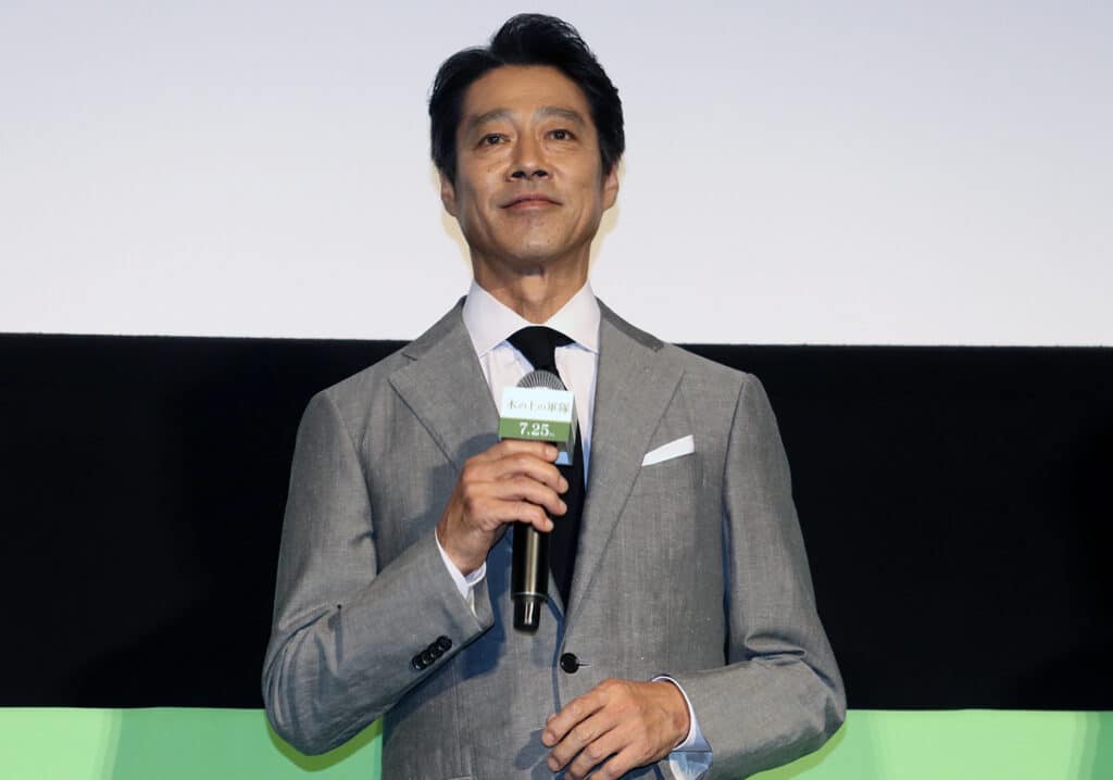 『木の上の軍隊』主演の堤真一 ©︎The Hollywood Reporter Japan