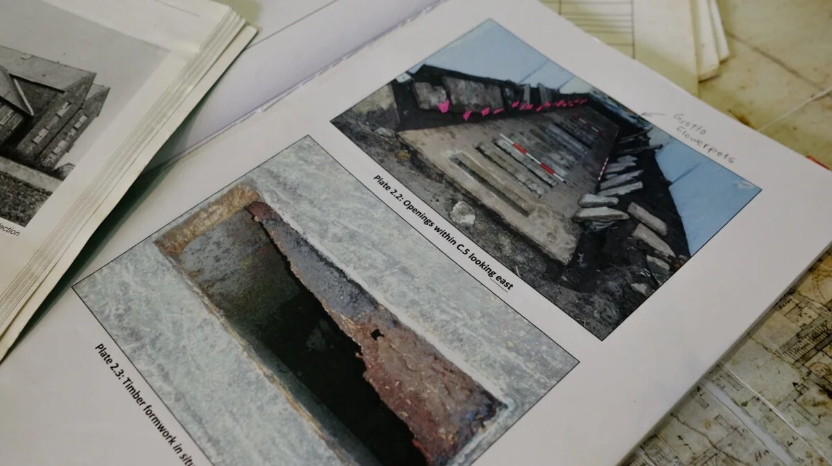 コーレスさんが調査結果を発表した論文に掲載された汚水処理タンクの写真/Kara Fox/CNN