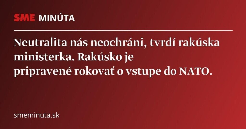 中立性は私たちを保護しません。ウィーンは、NATOに入ることで交渉する準備ができています
