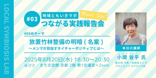 地域ともいきラボ つながる実践報告会 #03 - 烏丸経済新聞