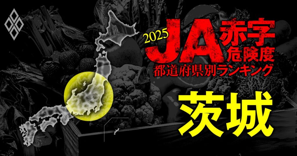 【茨城】JA赤字危険度ランキング2025、17農協中7農協が赤字！最大赤字額は3億円 | 全国461農協 JA赤字危険度ランキング2025 | ダイヤモンド・オンライン