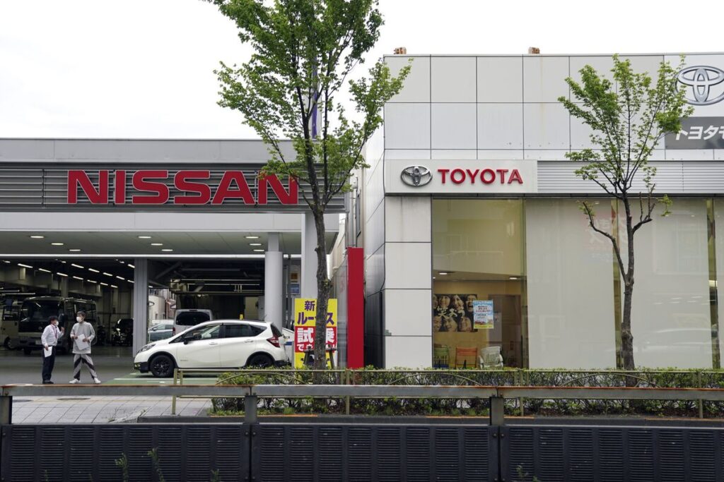 トヨタなど車各社の株価が下落、米国のカナダ・メキシコへの関税で - Bloomberg