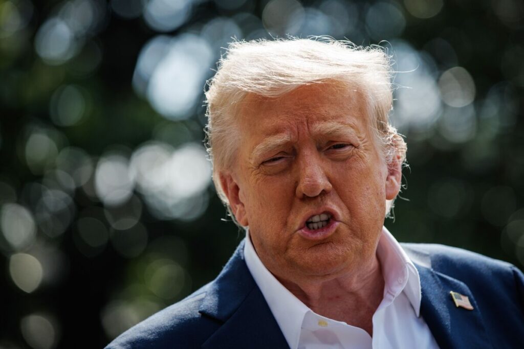 トランプ米大統領、いら立ち隠さず－関税発動控え交渉の重大局面 - Bloomberg