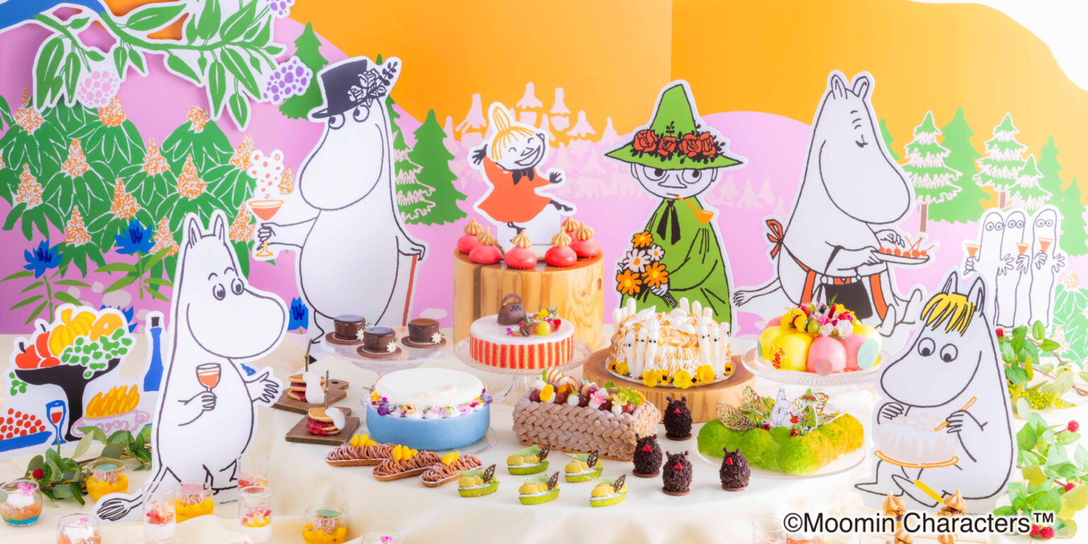 ヒルトン大阪で「ムーミン」スイーツビュッフェ開催。果物たっぷりケーキや和栗モンブラン、温かい食事も リトルミイのアフタヌーンティー同時発売 - トラベル Watch
