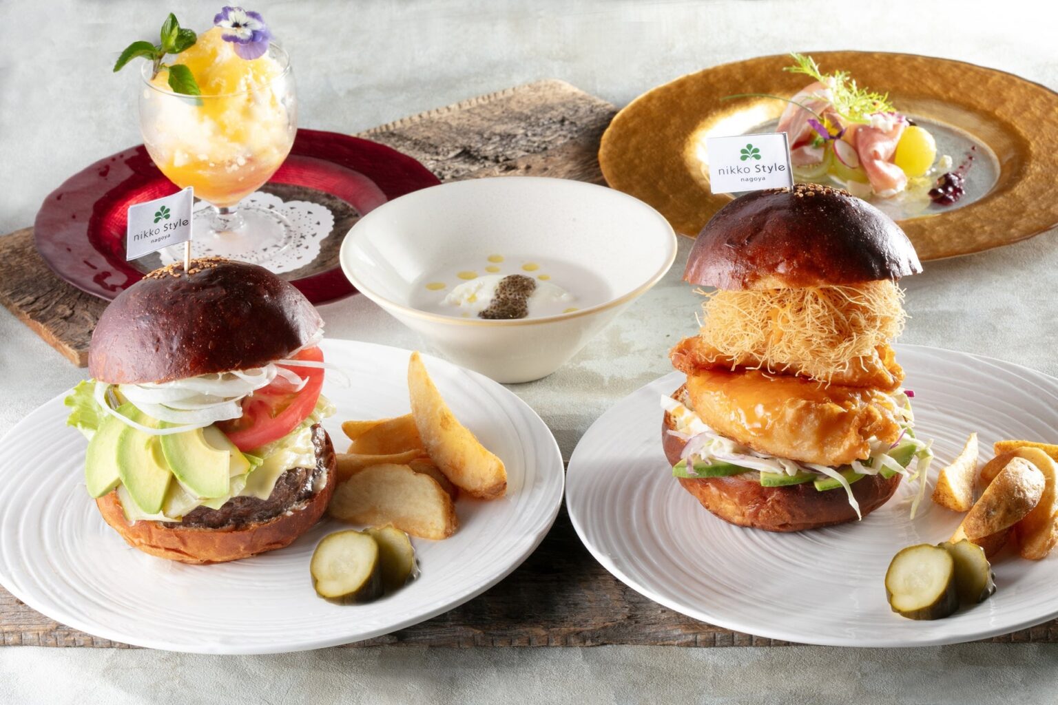 【ニッコースタイル名古屋】名古屋市内ホテル共同イベント『ホテルバーガーラリー in Nagoya』に参加、バーガーが選べる期間限定ランチセットを提供 | 株式会社オークラ ニッコー ホテルマネジメントのプレスリリース