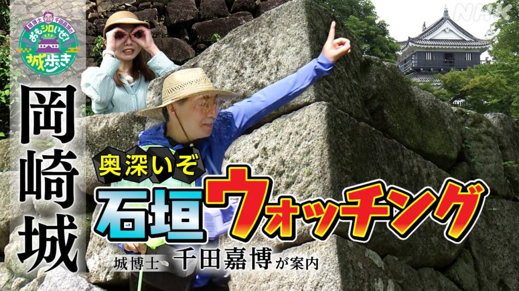 愛知 岡崎城 “奥深いぞ 石垣ウォッチング” 千田嘉博さんが案内 | まるっと！