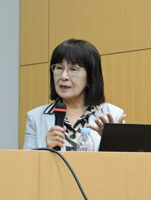 ＭＩＳＩＡさん母・小児科医の伊藤さんが講演 　仕事との両立に苦悩「家庭で育児の共有を」　長崎
