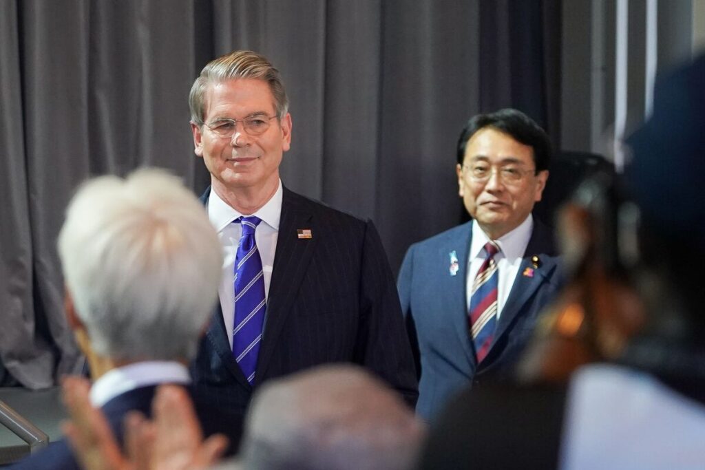 日本との合意、ベッセント氏とラトニック氏が自賛－対ＥＵ協議控え - Bloomberg