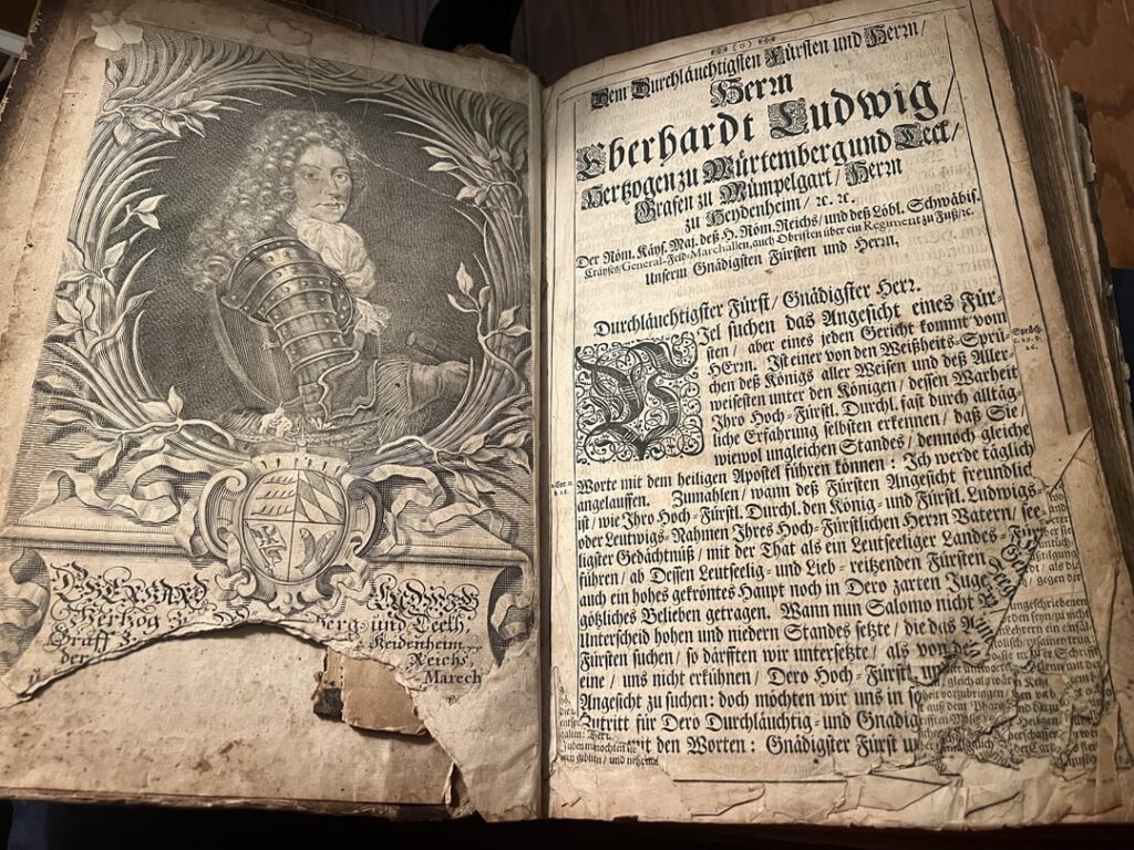 [United States] ドイツの聖書、1713年西