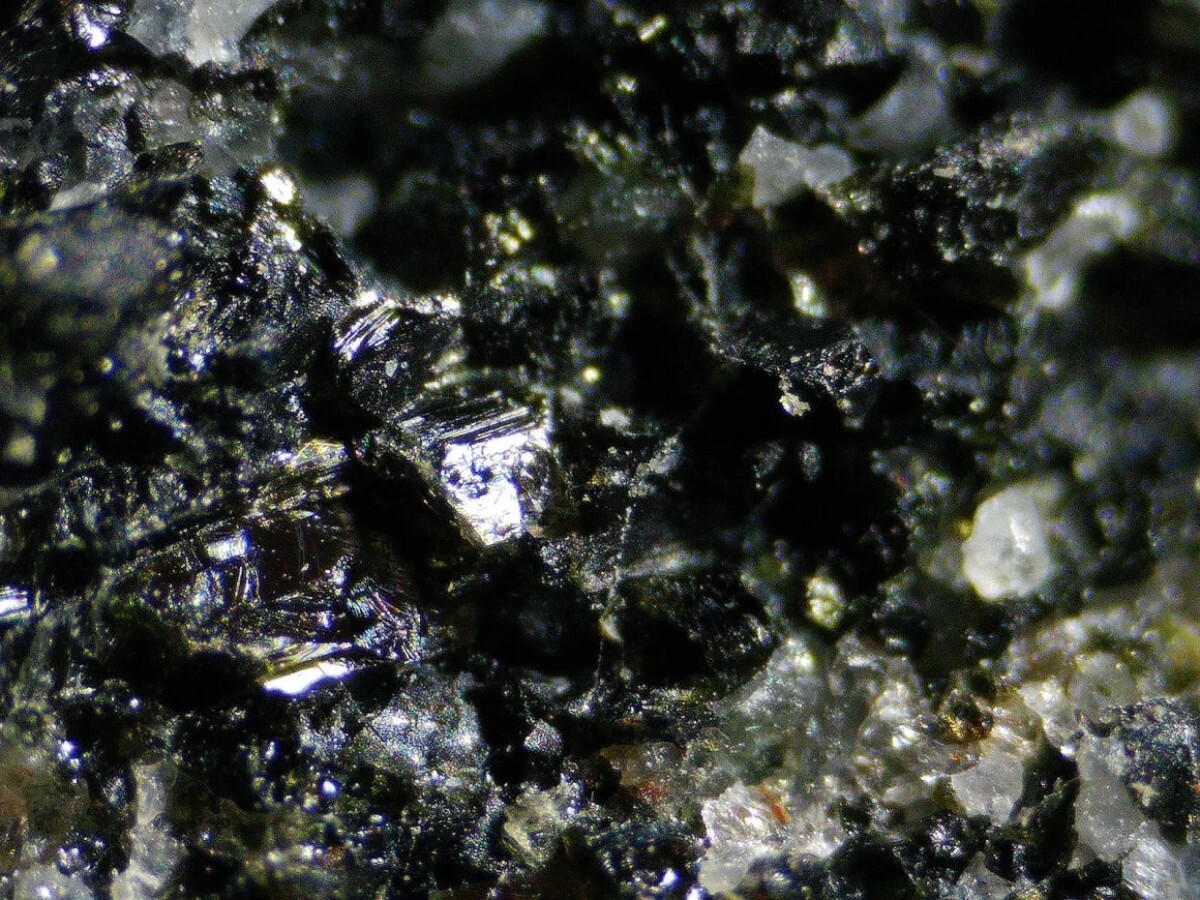 ヌブアギトゥク・グリーンストーン帯の岩石のクローズアップ写真/Jonathan O’Neil