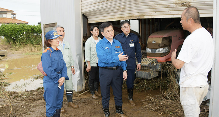 山形・秋田で記録的大雨 | ニュース | 公明党