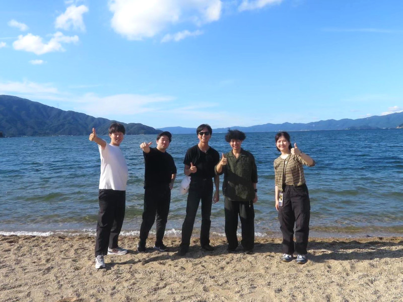 敦賀の海での写真