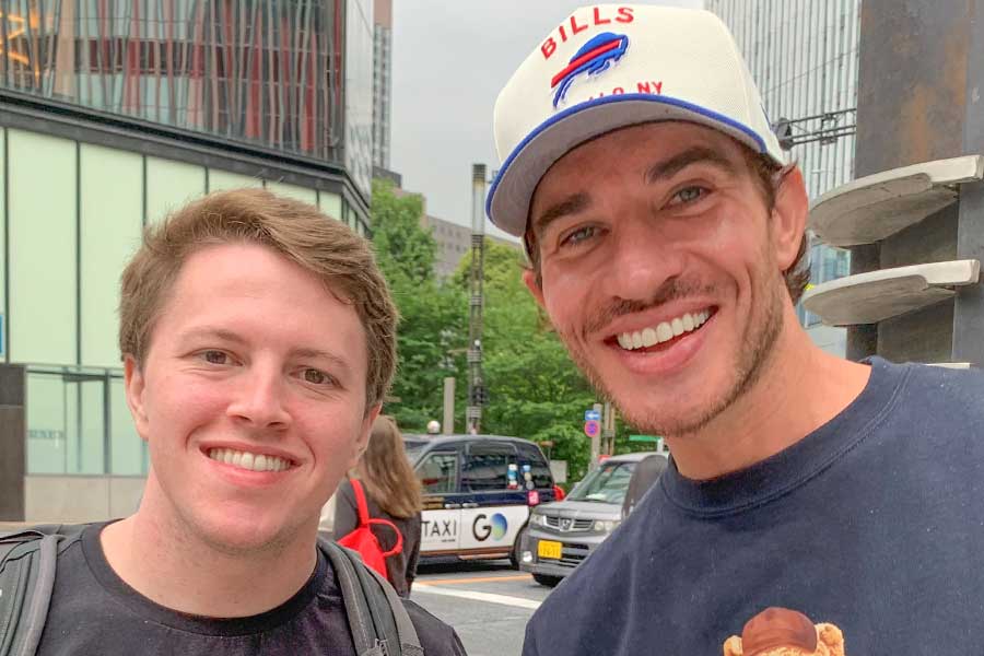 アメリカ人の（左から）ディーンさんとダニエルさん【写真：Hint-Pot編集部】