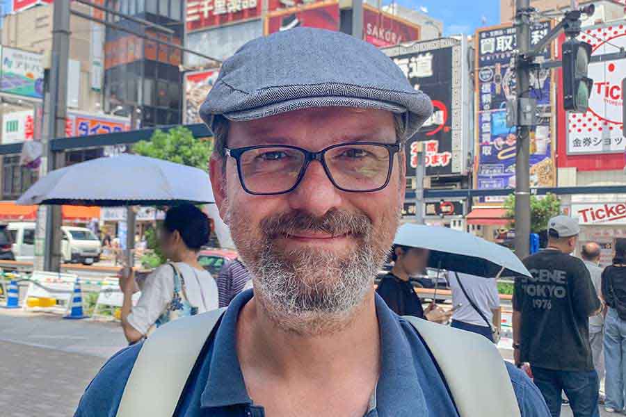 イタリアから来たロドルフォさん【写真：Hint-Pot編集部】