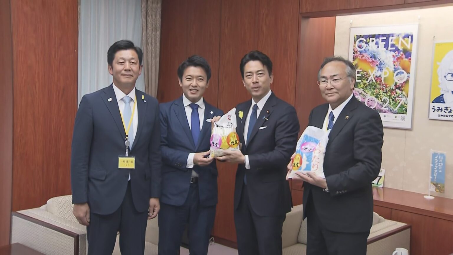 【詳報】「青森県産米が日本の食卓を救う日が来た」青森県・宮下宗一郎 知事が小泉進次郎 農林水産大臣と意見交換　今年産と来年産の『青森県産米』を2年連続で増産できる体制となったことを報告（ＡＴＶ青森テレビ） - Yahoo!ニュース